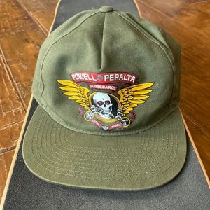 Army Green Powell Peralta Snap Back Hat 🎃